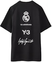 Y-3 Real Madrid Logo Print Black Short Sleeve T-Shirt Sportswear HM6687 Y-3 Real Madrid Logo Print Black Short Sleeve T-Shirt Sportswear HM6687