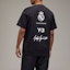Details for Y-3 레알 마드리드 로고 프린트 블랙 반팔 티셔츠 스포츠웨어 HM6687