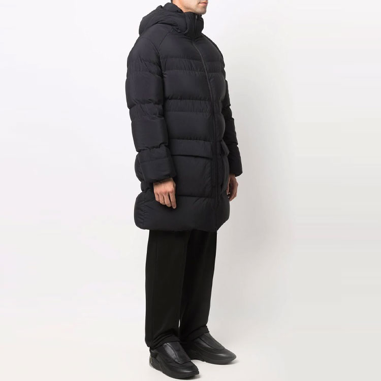 Y-3 Reberu Logo Puffer Long Sleeve Down Jacket Black HA5558 圖 6