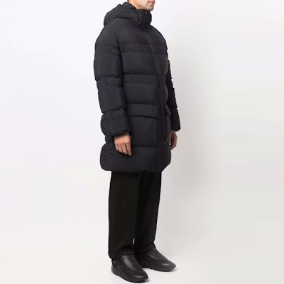 Y-3 Reberu Logo Puffer Long Sleeve Down Jacket Black HA5558 Details for Y-3 Reberu Logo Puffer Long Sleeve Down Jacket Black HA5558