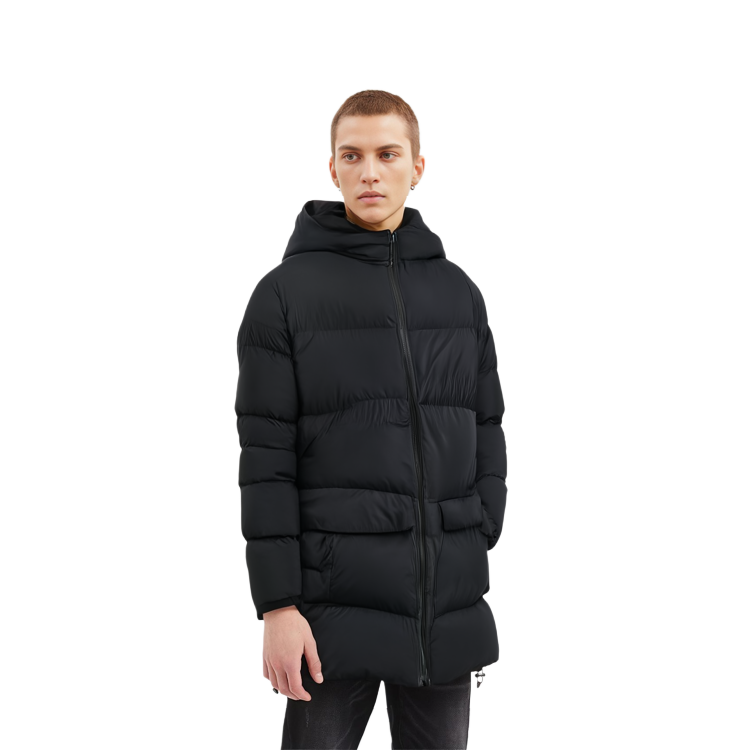 Y-3 Reberu Logo Puffer Long Sleeve Down Jacket Black HA5558 圖 7