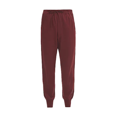 Y-3 Red Solid Color Unisex Casual Knit Joggers Pants DY7192