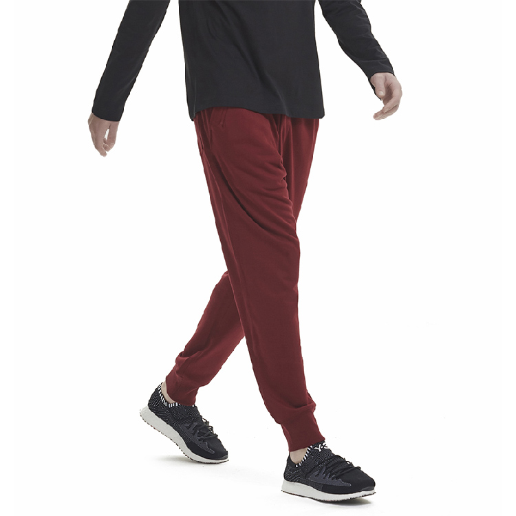 Sizing Y-3 紅色純色男女休閒針織慢跑褲 DY7192