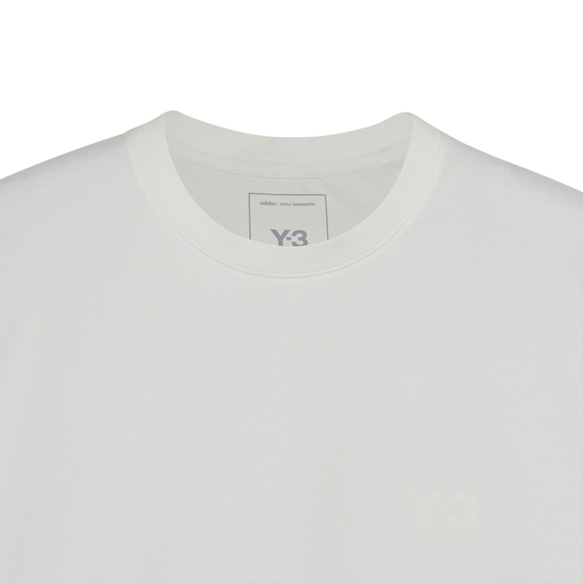 Purchase Y-3 REG SS Tee Unisex White Cotton Crewneck T-Shirt JD9829