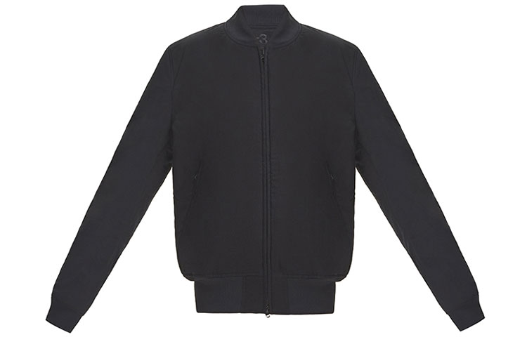 Order Chaqueta Bomber Reversible Y-3 Unisex Negra con Cuello Baseball de Algodón DY7303