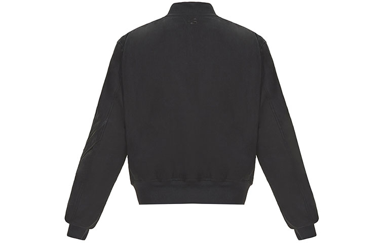 Lookbook Chaqueta Bomber Reversible Y-3 Unisex Negra con Cuello Baseball de Algodón DY7303