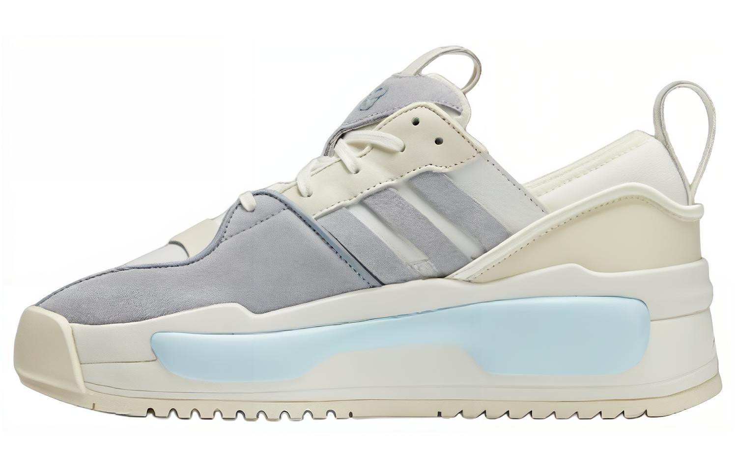 Y-3 Rivalry Low Grey White Leather Casual Sneakers Fashion. IG4092