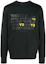 Order Y-3 Crewneck Slogan Print Sweatshirt Lengan Panjang Hitam DP0562