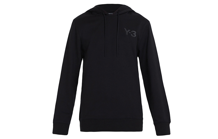 Y-3 Small Logo Casual Knit Hoodie Black CY6896