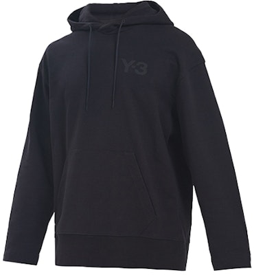 Y-3 Hoodie Hitam Solid dengan Logo Patch FN3379-58W Buy Y-3 Hoodie Hitam Solid dengan Logo Patch FN3379-58W