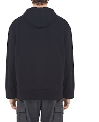 Y-3 Hoodie Hitam Solid dengan Logo Patch FN3379-58W Purchase Y-3 Hoodie Hitam Solid dengan Logo Patch FN3379-58W