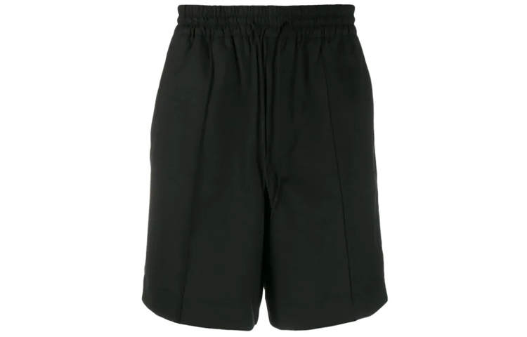 Y-3 Solid Color Casual Sports Shorts Black FS3316