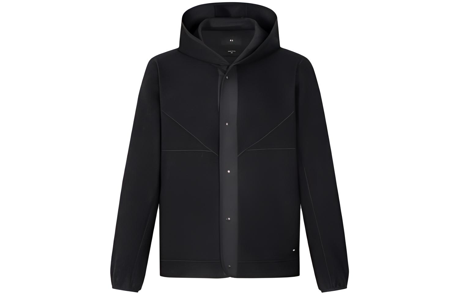 Y-3 Solid Color Hooded Single-Breasted Jacket Men H63023