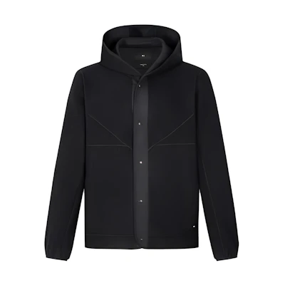 Y-3 Solid Color Hooded Single-Breasted Jacket Men H63023