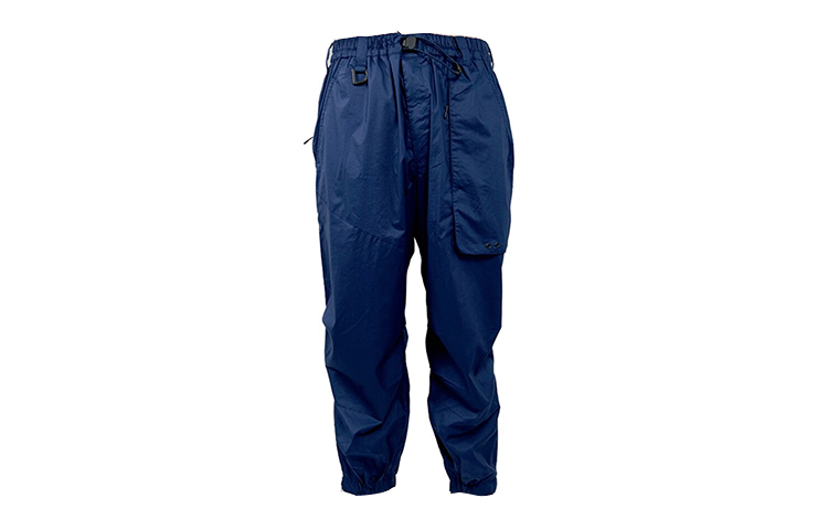 Y-3 Solid Color Lace-Up Jogger Pants Blue HZ8819