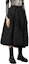 Purchase Y-3 Solid Color Long Elastic Waist Casual Skirt Black IL2054