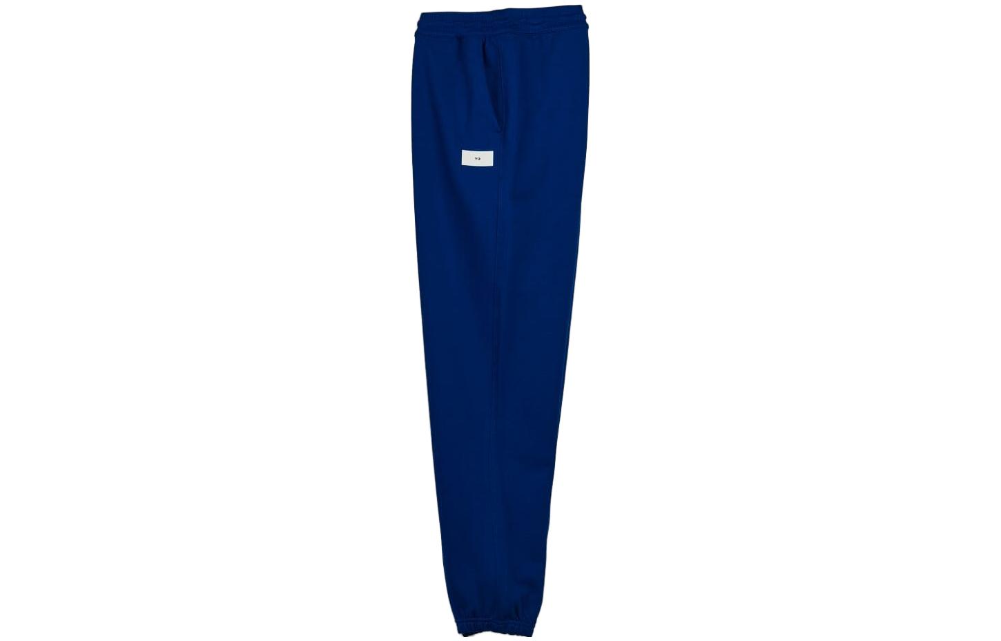 Order Y-3 Solid Color Loose Fit Sweatpants Ink Blue IL1786