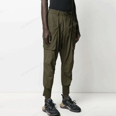 Y-3 Solid Color Mid-Rise Tapered Casual Pants GV4227 Purchase Y-3 Solid Color Mid-Rise Tapered Casual Pants GV4227
