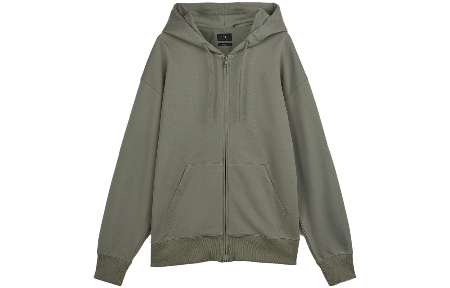 Order Y-3 Solid Color Zip-Up Hoodie Jacket Unisex IP7703