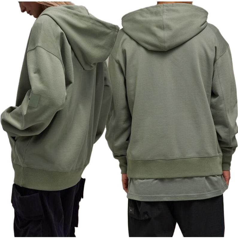 Sizing Y-3 Solid Color Zip-Up Hoodie Jacket Unisex IP7703