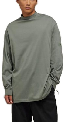 Y-3 高领宽松长袖T恤 男女款 IP7705 Lookbook Y-3 高领宽松长袖T恤 男女款 IP7705