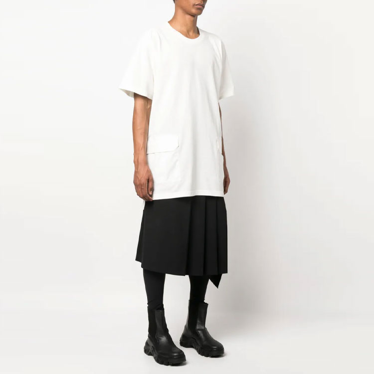 Purchase Camiseta Blanca de Manga Corta con Logo Y-3 Solid Patch Crewneck. HZ8863