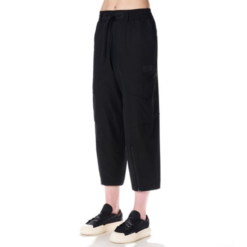 Details for Y-3 Solid Minimalist Drawstring Casual Pants Unisex H63076