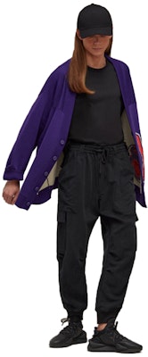 Y-3 Solid Oversized Crewneck Pullover Lengan Panjang Unisex Hitam. H44788 Sizing Y-3 Solid Oversized Crewneck Pullover Lengan Panjang Unisex Hitam. H44788