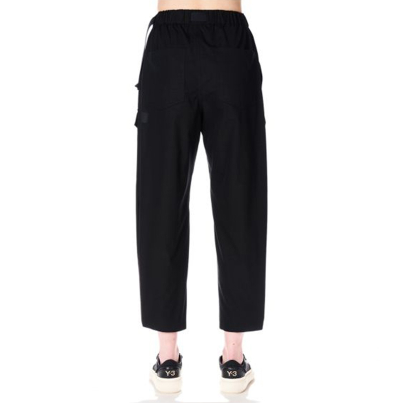 Purchase Y-3 Solid Panel Loose Tapered Casual Pants Unisex H63074