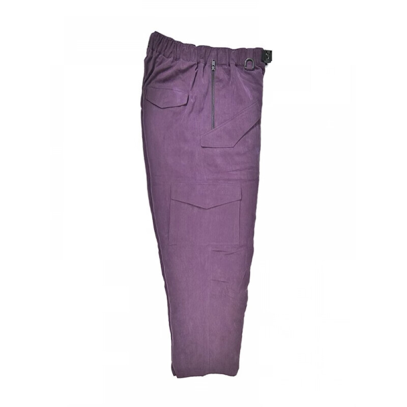 Y-3 Solid Purple Casual Straight Workwear Pants 39-IP7946