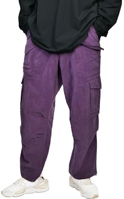 Y-3 솔리드 퍼플 캐주얼 스트레이트 워크웨어 바지 39-IP7946 Lookbook Y-3 솔리드 퍼플 캐주얼 스트레이트 워크웨어 바지 39-IP7946