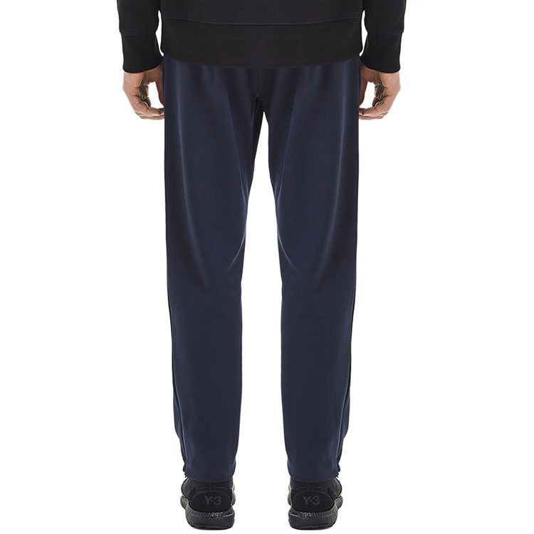 Purchase Celana Kasual Pria Y-3 Navy Blue Straight-Leg dengan Drawstring. FN3384