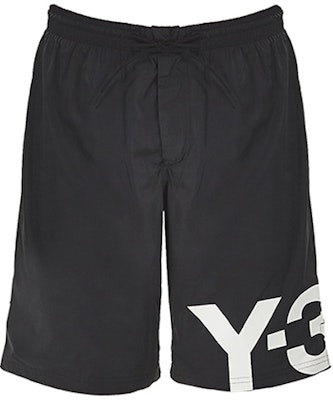 Y-3 SS21 Big Logo Black Board Shorts Men FS4484 Order Y-3 SS21 Big Logo Black Board Shorts Men FS4484