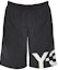 Order Y-3 SS21 Big Logo Black Board Shorts Men FS4484