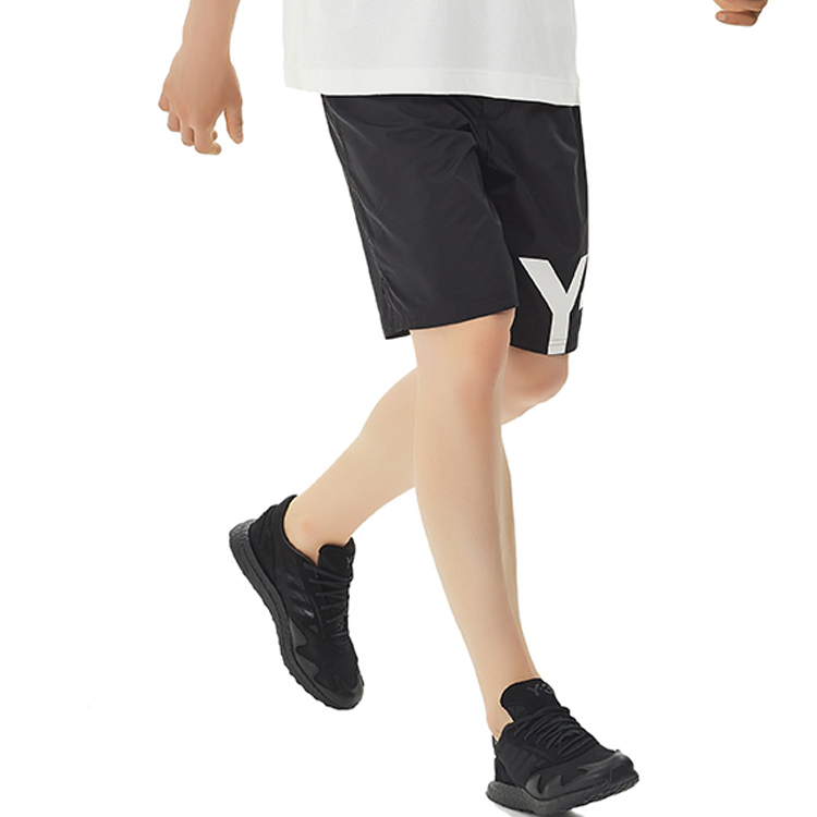 Sizing Y-3 SS21 Big Logo Black Board Shorts Men FS4484
