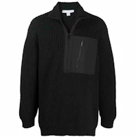 Order Y-3 SS21 黑色半拉鍊針織開襟毛衣 休閒男女款 GK4799