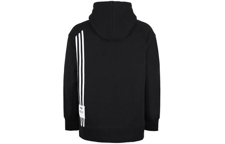 Y-3 SS21 Black Oversized Solid Hoodie H16340