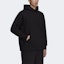 Details for Y-3 SS21 Hoodie Hitam Oversized Solid H16340