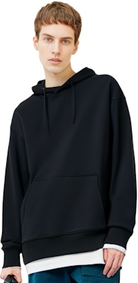 Y-3 SS21 Hoodie Hitam Oversized Solid H16340 Cheap Y-3 SS21 Hoodie Hitam Oversized Solid H16340