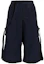 Buy Y-3 SS21 Black Sash Seersucker Shorts GV6073