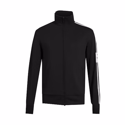 Y-3 SS21 Black Solid Stripe Track Jacket H16347