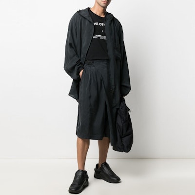 Y-3 SS21 Black Wrap-Style Casual Sports Shorts GT5263 Lookbook Y-3 SS21 Black Wrap-Style Casual Sports Shorts GT5263