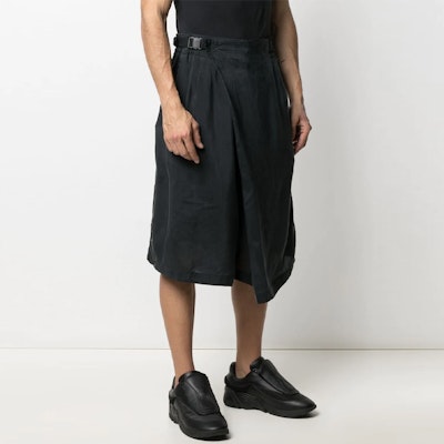 Y-3 SS21 Black Wrap-Style Casual Sports Shorts GT5263 Purchase Y-3 SS21 Black Wrap-Style Casual Sports Shorts GT5263