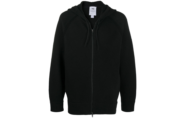 Y-3 SS21 Black Zip-Up Hoodie Jacket GK4563