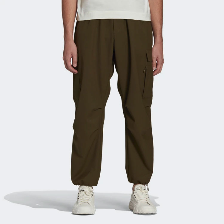 Lookbook Y-3 SS21 Seluar Kargo Khaki Gaya Kasual Potongan Lurus GV4142
