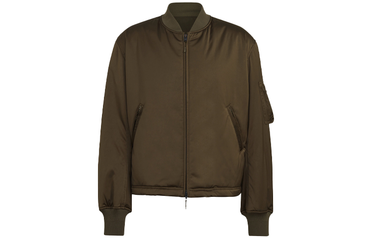 Y-3 SS21 Logo Bomber Jacket Yellow GV4182