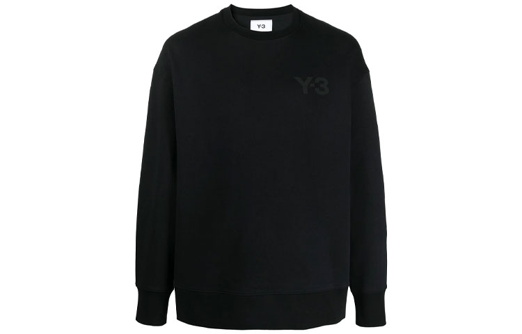 Y-3 SS21 Logo Crewneck Pullover Black GV4194 圖 2