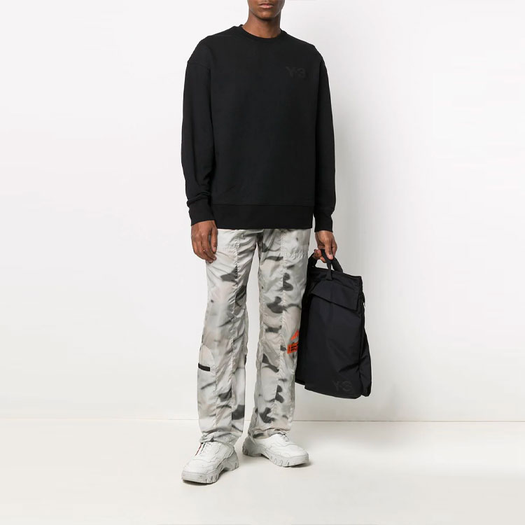 Y-3 SS21 Logo Crewneck Pullover Black GV4194 圖 6