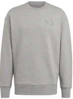 Y-3 SS21 Logo Crewneck Sweatshirt Grey GV4195 Y-3 SS21 Logo Crewneck Sweatshirt Grey GV4195