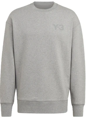 Y-3 SS21 Logo Crewneck Sweatshirt Kelabu GV4195 Order Y-3 SS21 Logo Crewneck Sweatshirt Kelabu GV4195